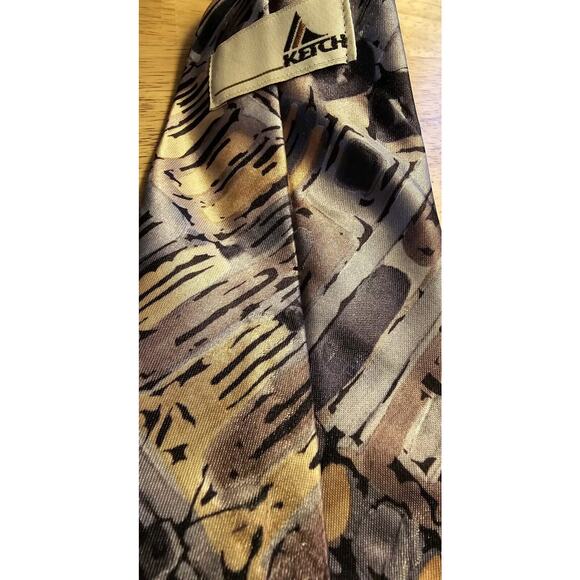 KETCH CLASSICS Necktie Abstract Multi-Color Blues And Cream Made in USA - Picture 6 of 6